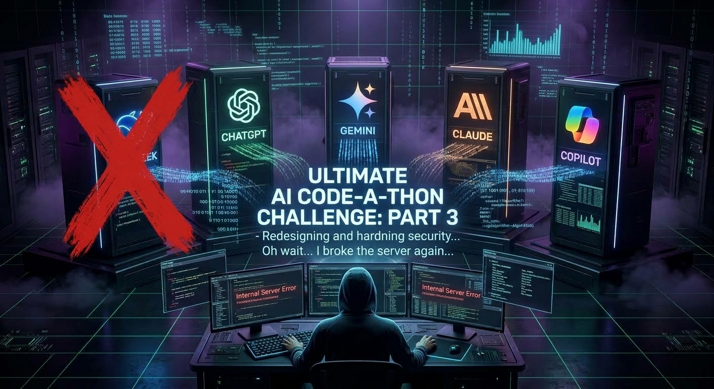 The Ultimate AI Code-A-Thon Challenge: Part 3 ~ DeepSeek's Redemption & Disqualification